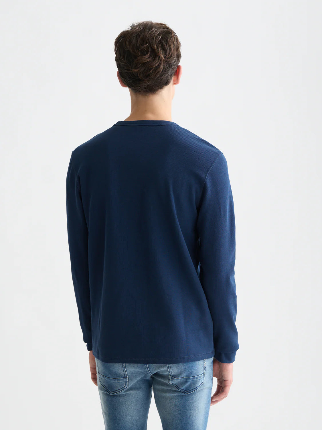 SCOTCH & SODA - Waffle Regular Fit Long Sleeve T-Shirt