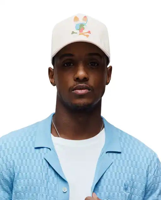 PSYCHO BUNNY - Ara Trucker Cap in Pristine