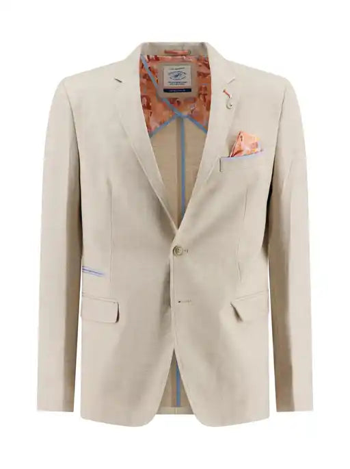 A FISH NAMED FRED - Blazer Pique in Sand