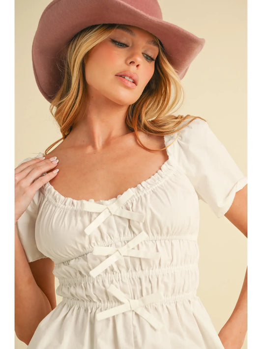 AEMI - Petra Bow Top