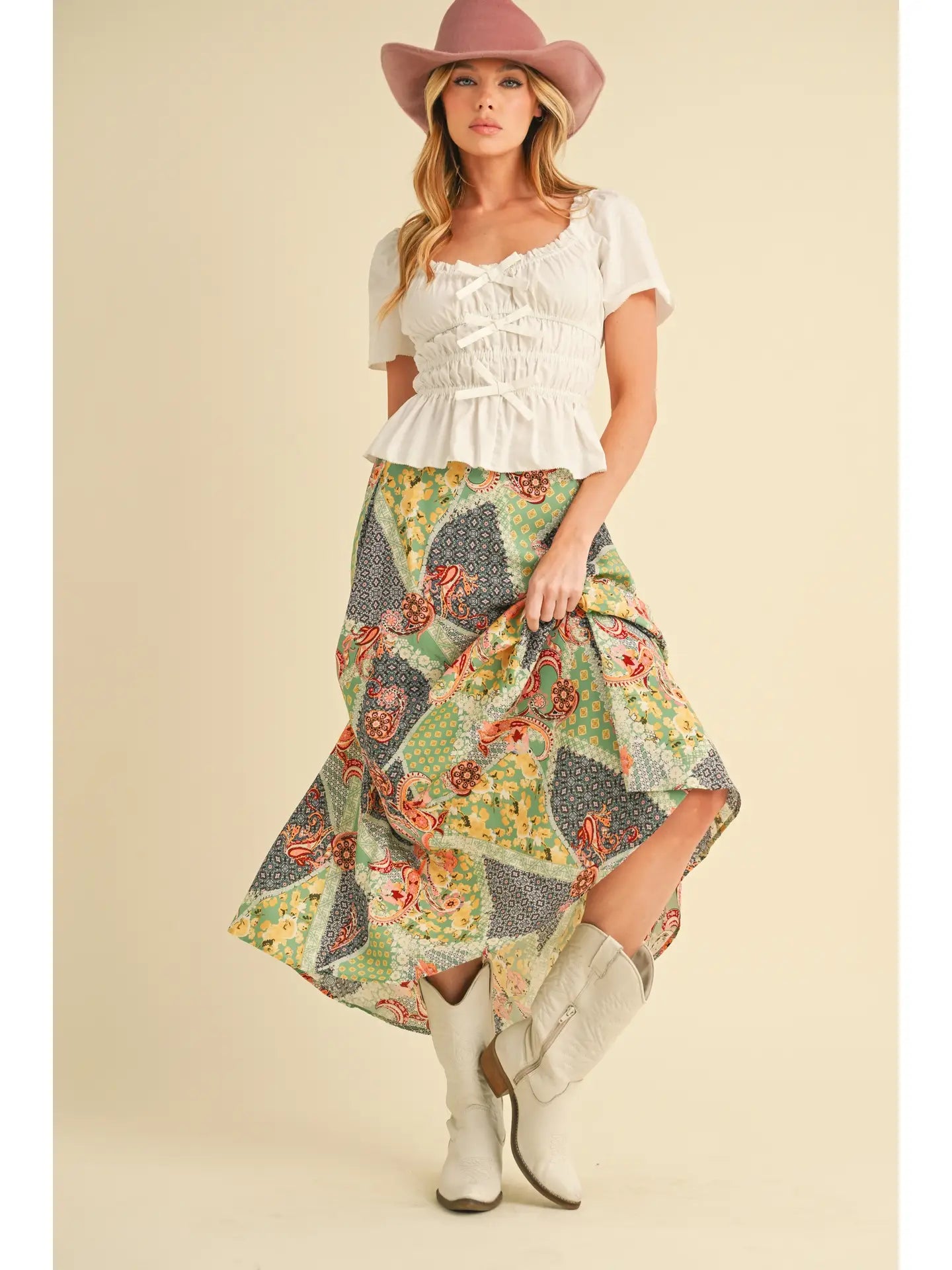 AEMI - Petra Bow Top