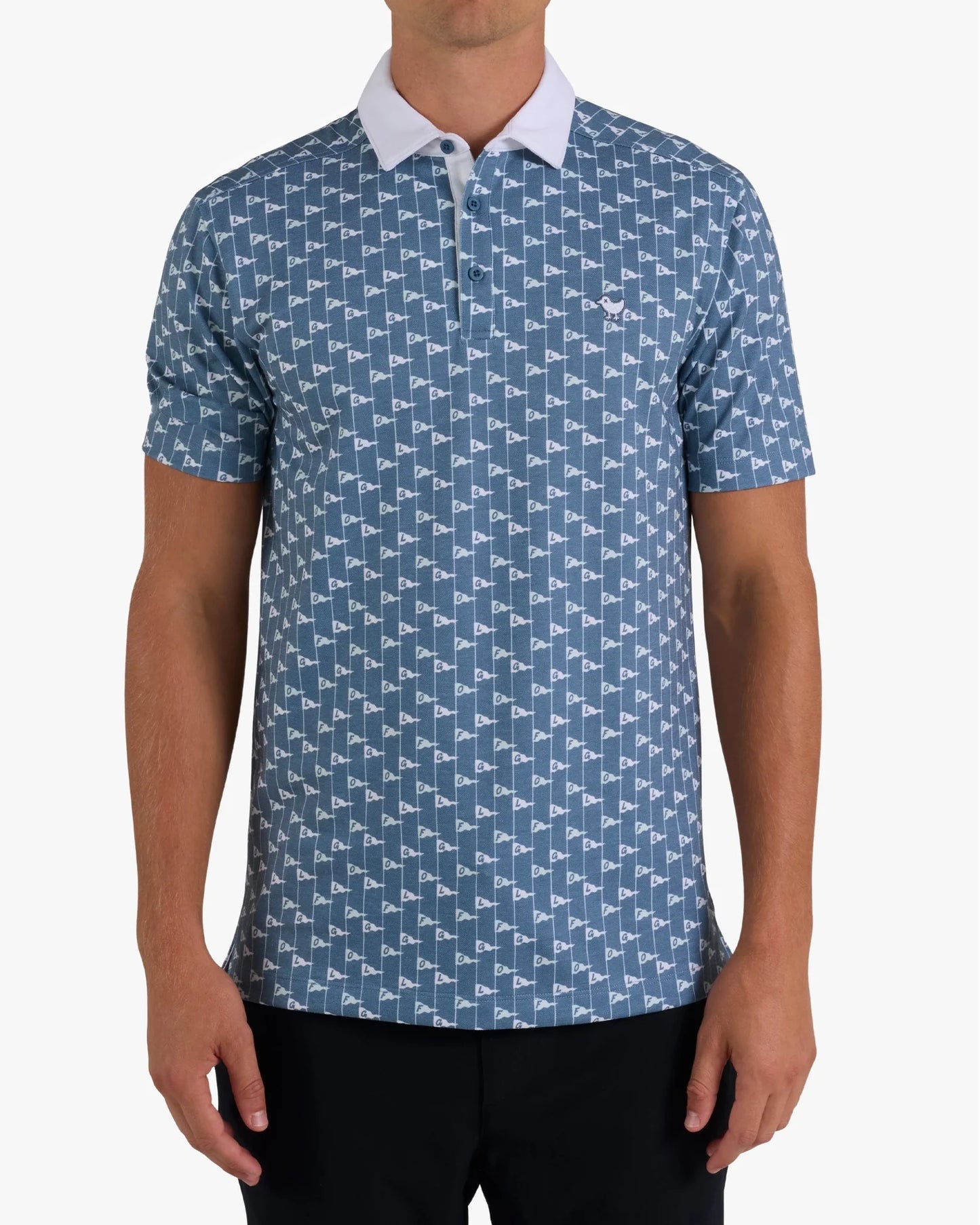 BAD BIRDIE - Pique Performance Polo - Let’s Flag That