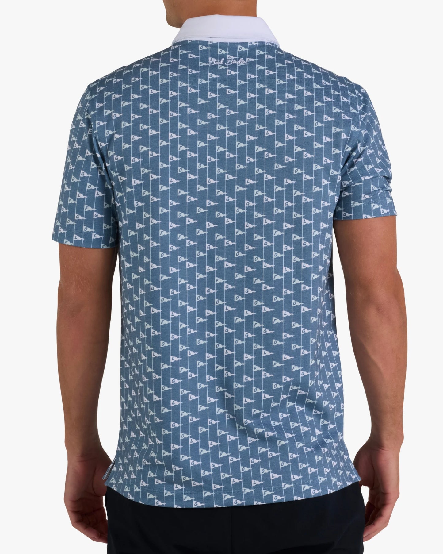 BAD BIRDIE - Pique Performance Polo - Let’s Flag That