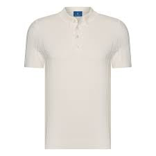 BLUE INDUSTRY - Elevated Knit Polo in White - KBIS25-M18