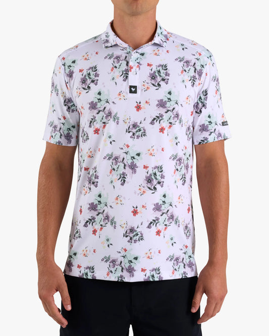 BAD BIRDIE - Don’t Pick The Flowers - Core Performance Polo