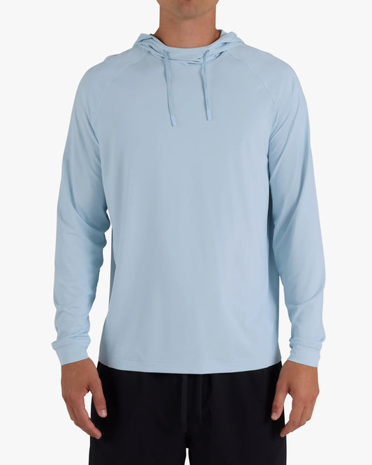 BAD BIRDIE- Vapor Cooling Hoodie in Baby Blue