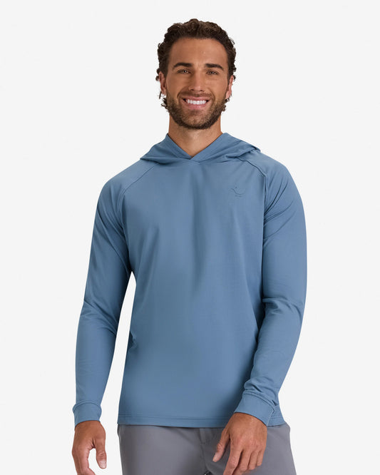 BAD BIRDIE - Velocity Hoodie in Blue Mirage