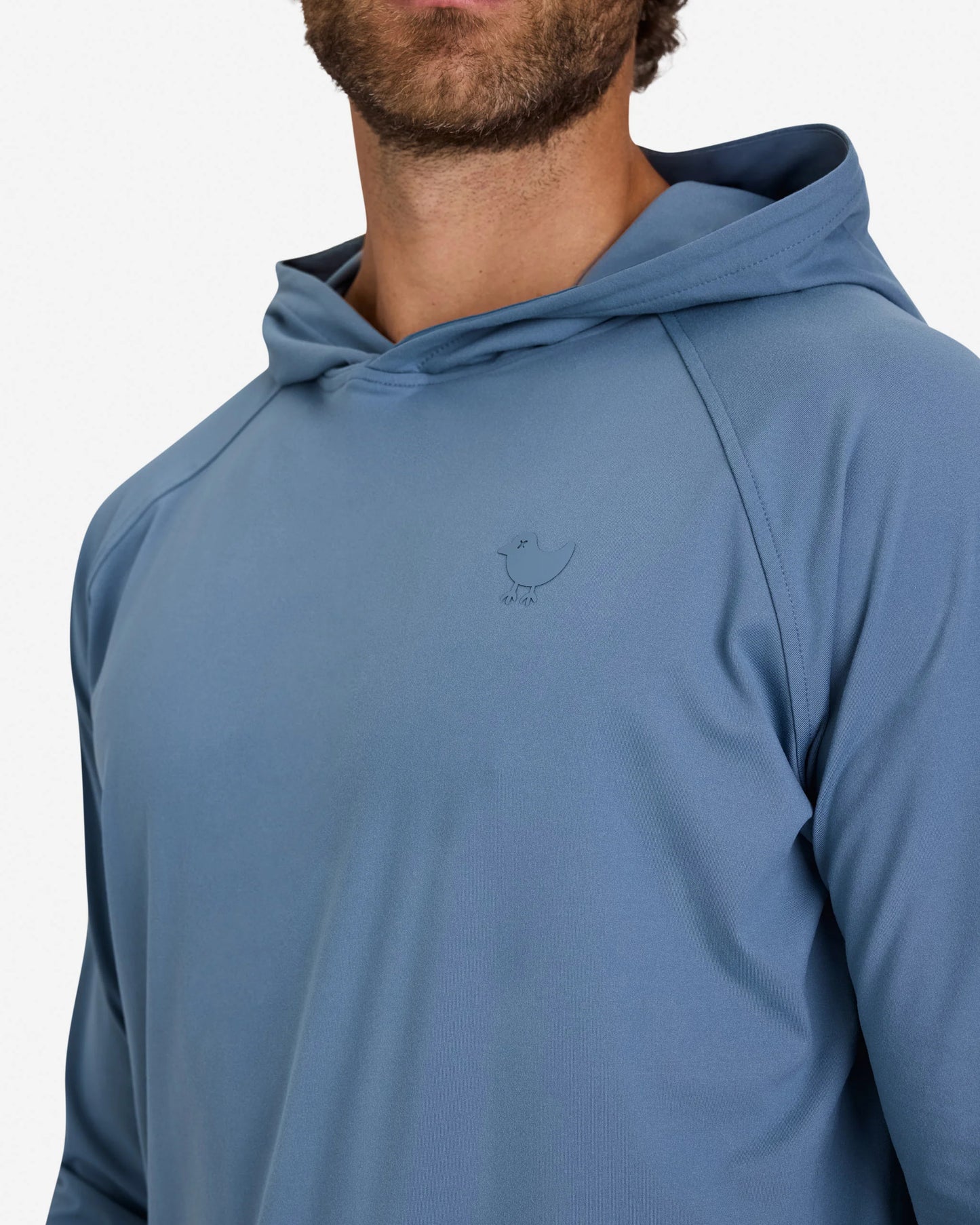 BAD BIRDIE - Velocity Hoodie in Blue Mirage