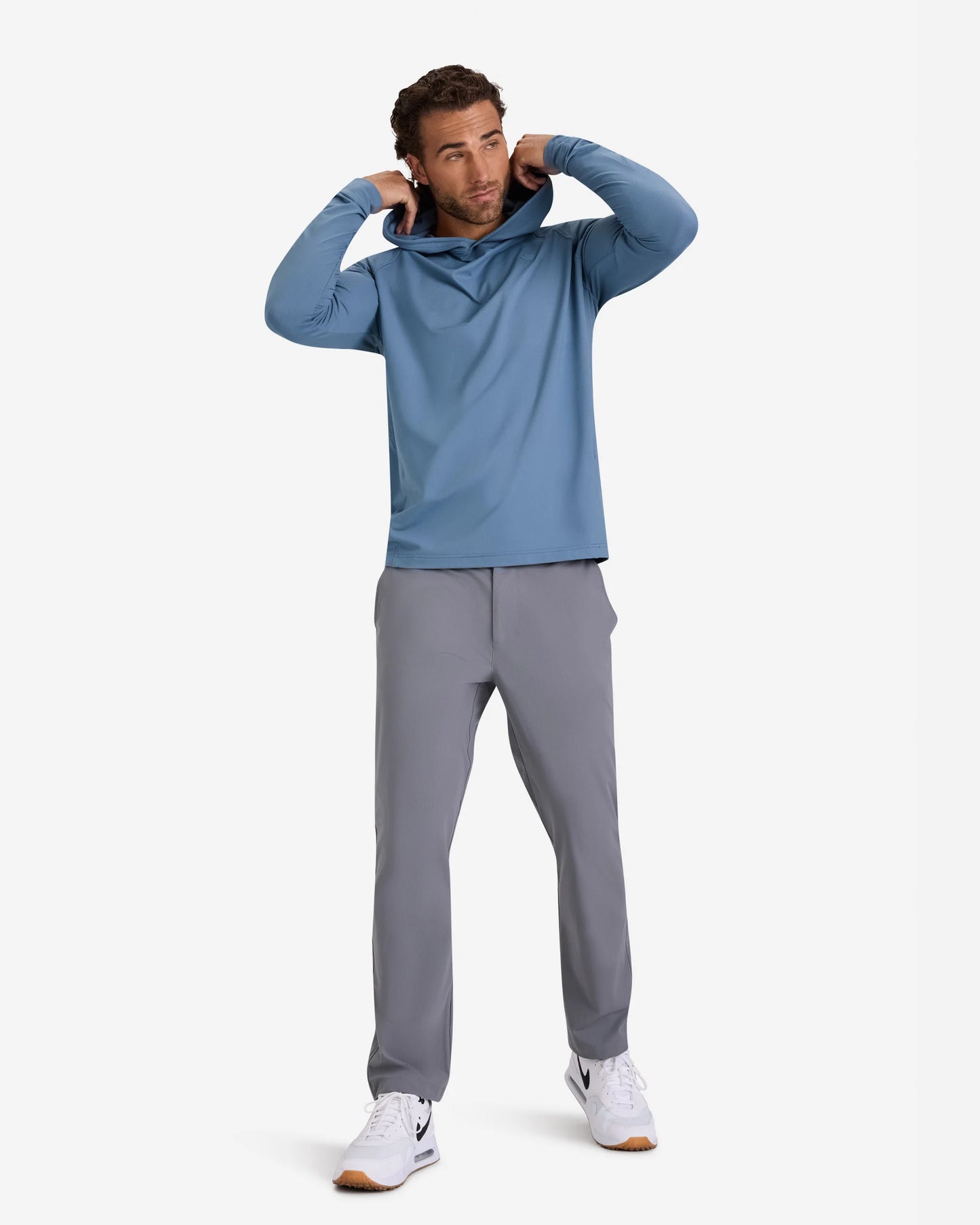 BAD BIRDIE - Velocity Hoodie in Blue Mirage