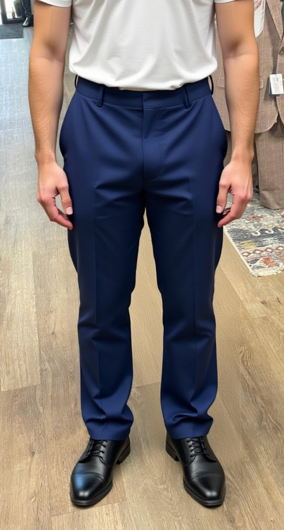 PAUL BETENLY - Roma Pants in Sapphire Blue