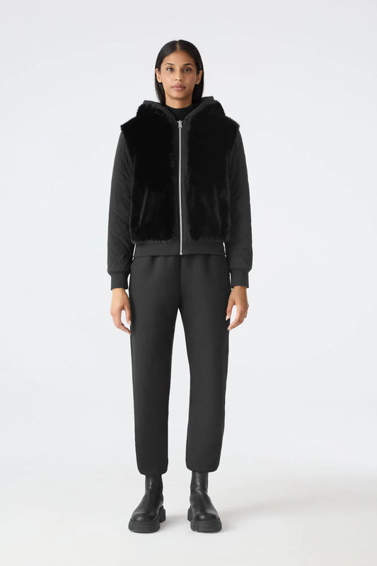 MACKAGE - GWENDAL Reversible Faux Fur Hooded Bomber