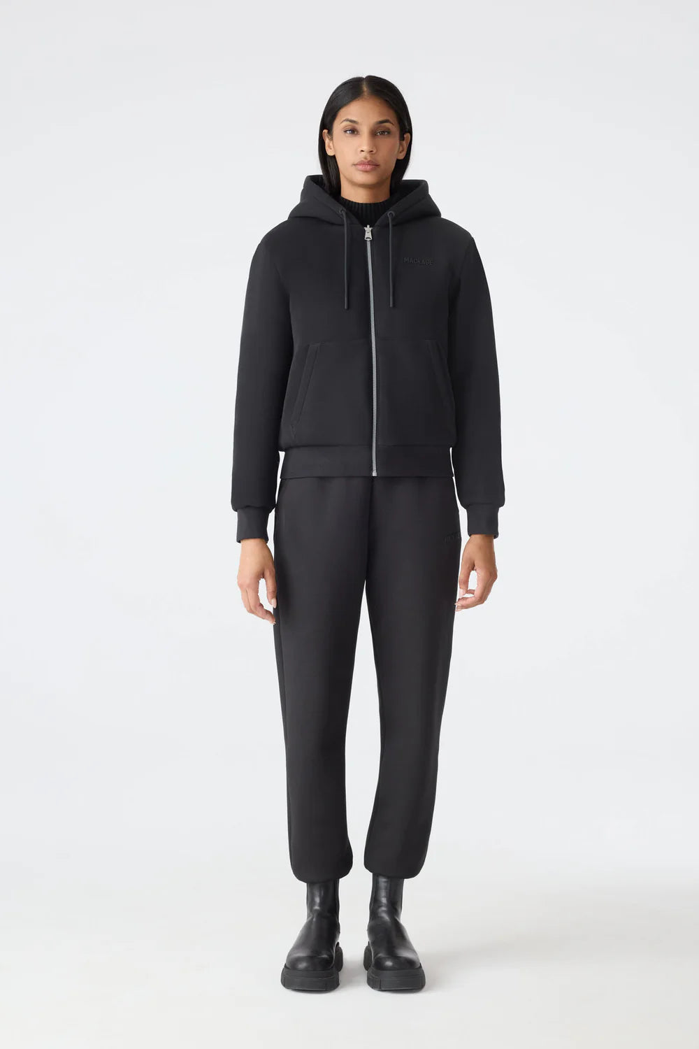 MACKAGE - GWENDAL Reversible Faux Fur Hooded Bomber