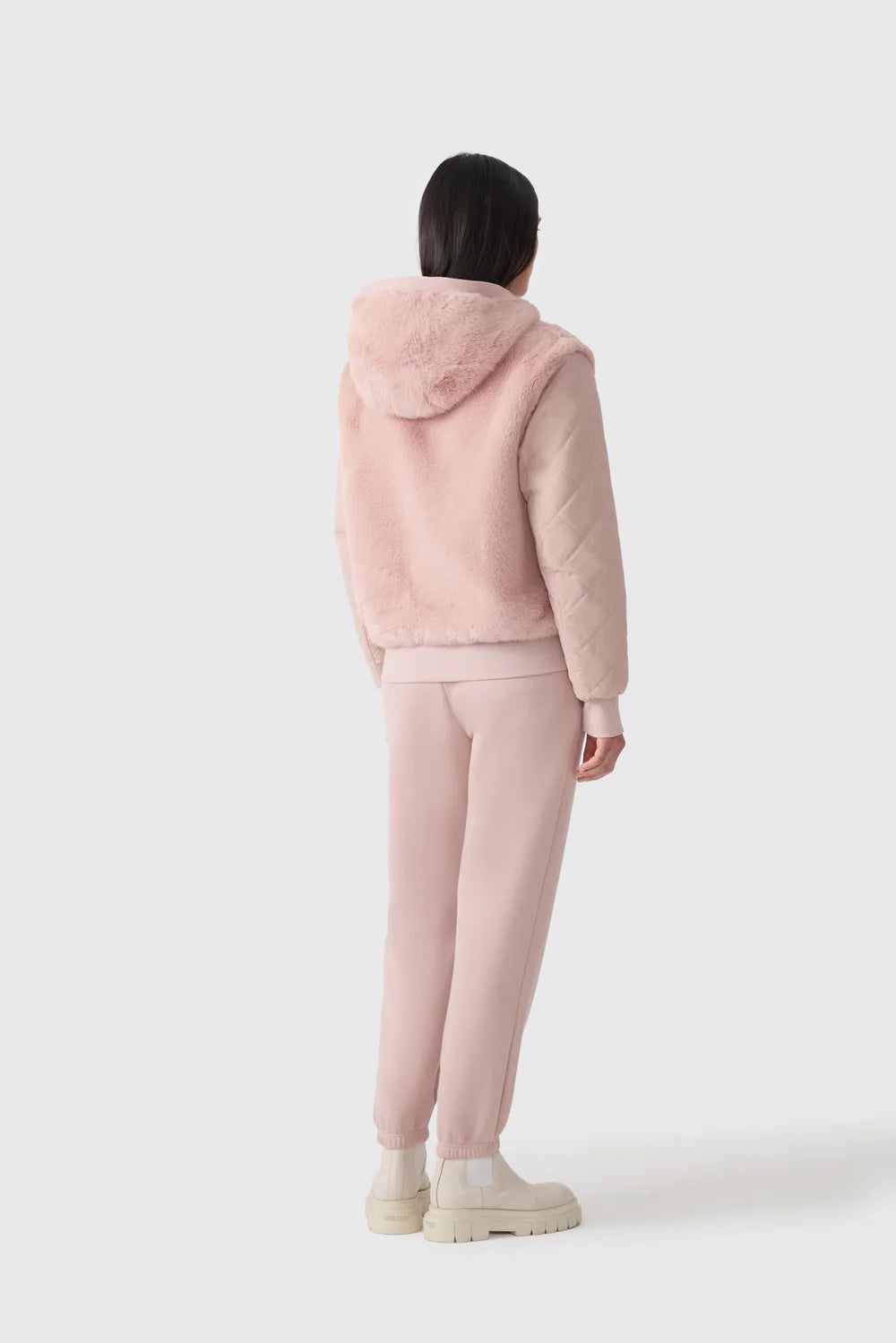 MACKAGE - GWENDAL Reversible Faux Fur Hooded Bomber