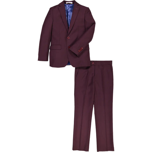 Isaac Mizrahi - Boys Burgundy Suit