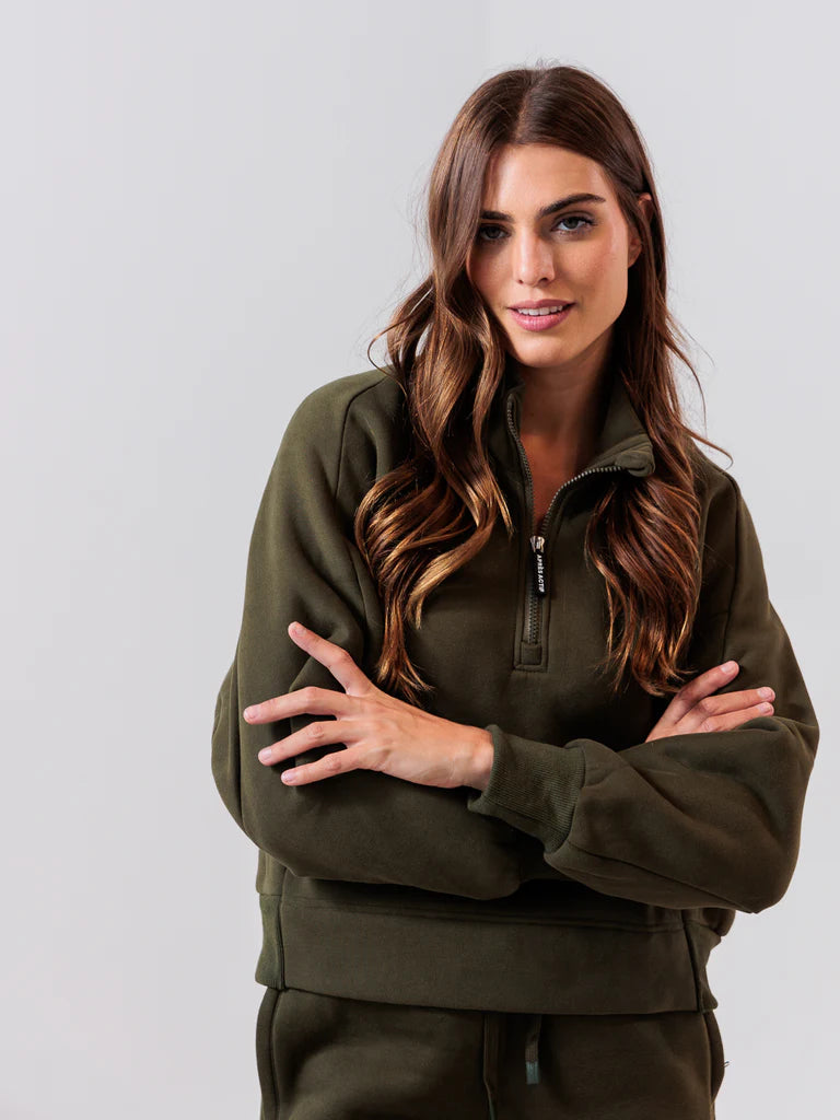 Apres Actif -Quarter Zip (Pine)