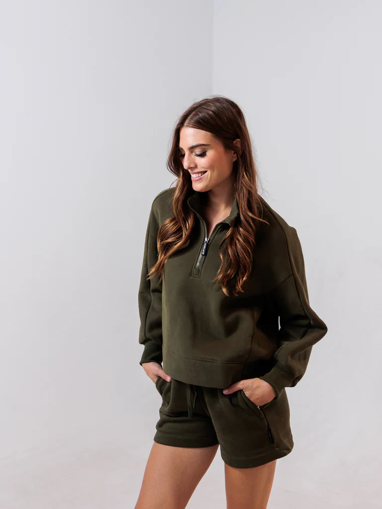 Apres Actif -Quarter Zip (Pine)