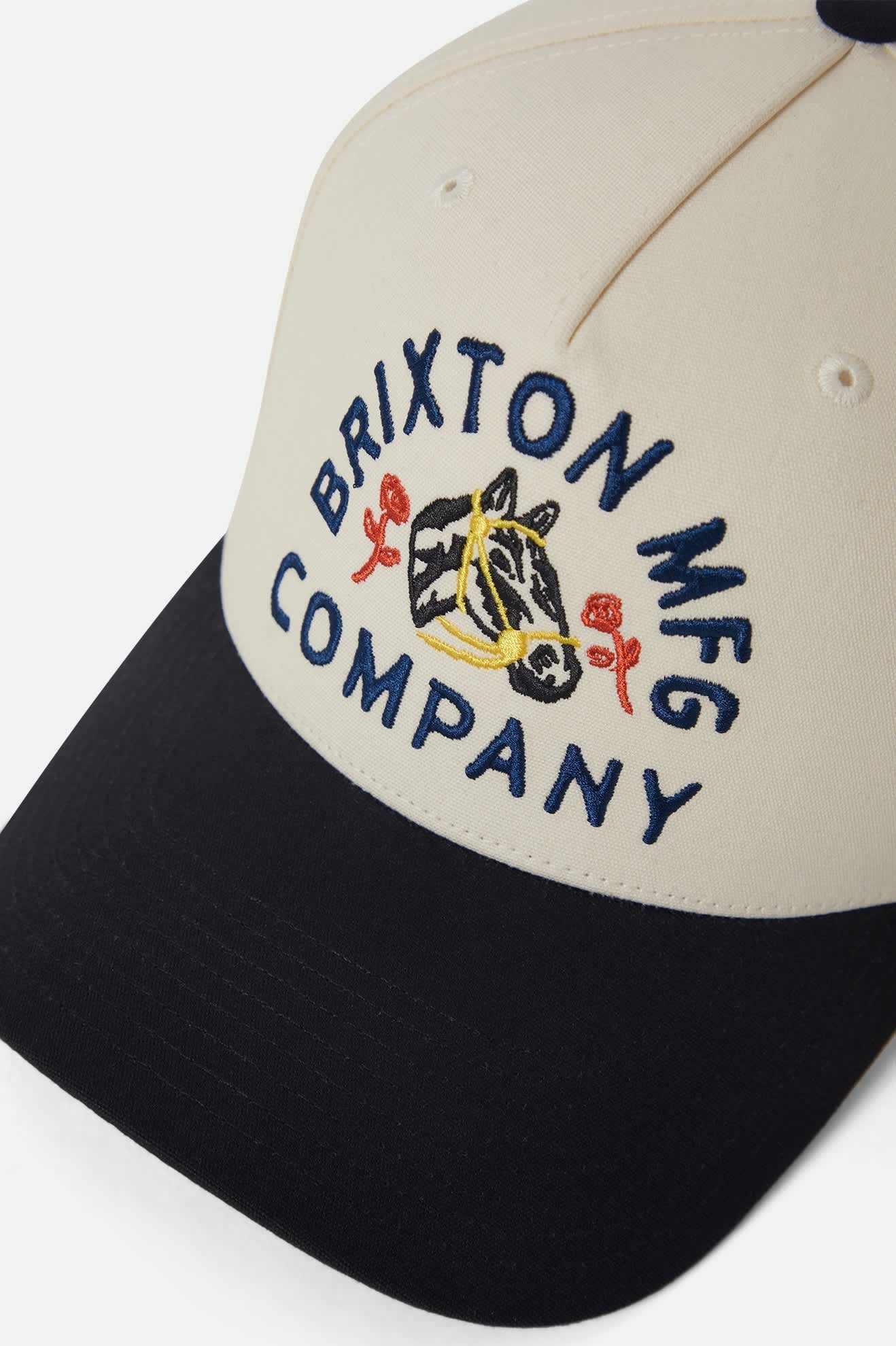 Brixton - Trophy Horse Snapback - Off White/Black
