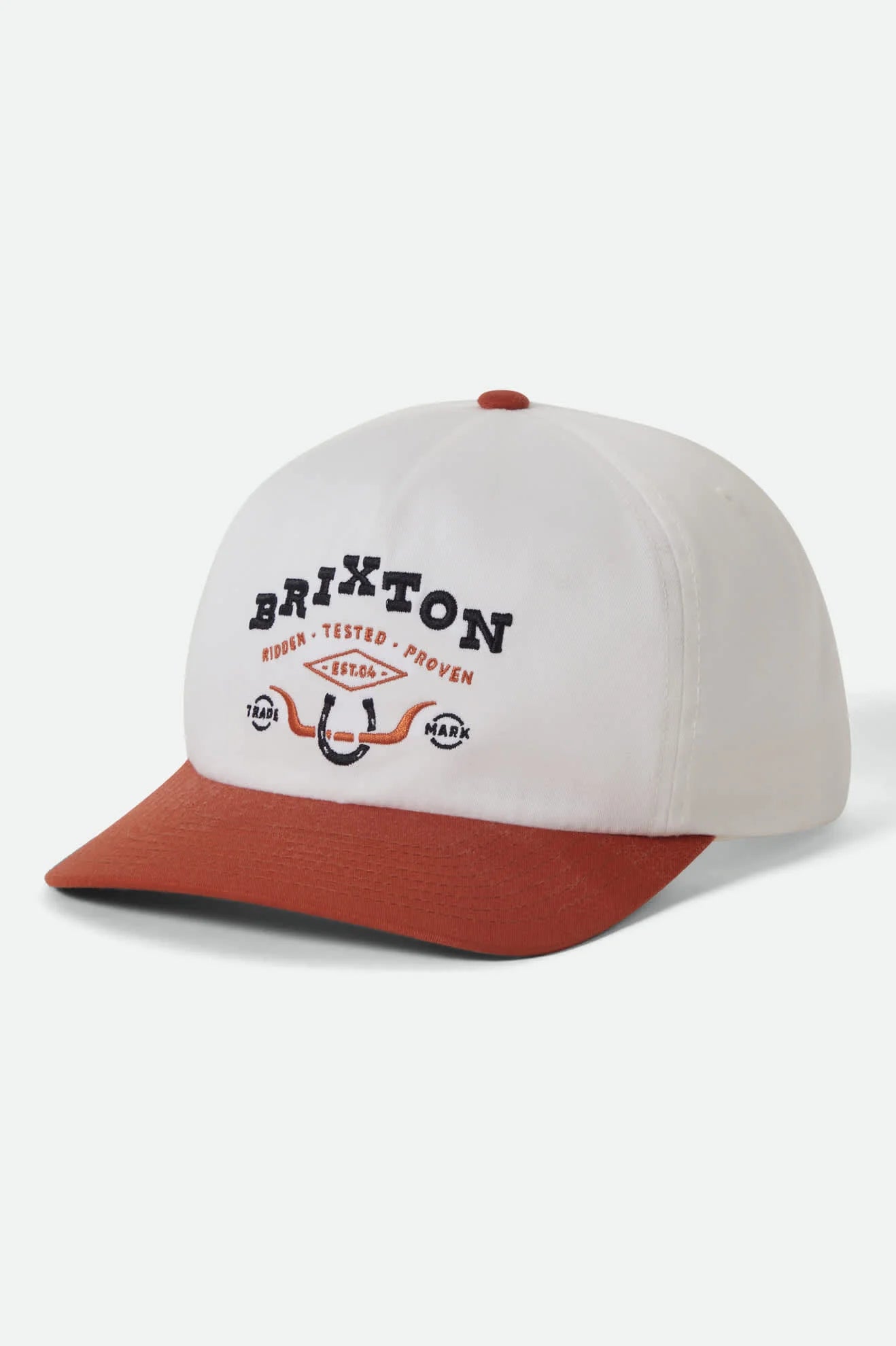 BRIXTON - Beekman MP Snapback - Off White/Rust