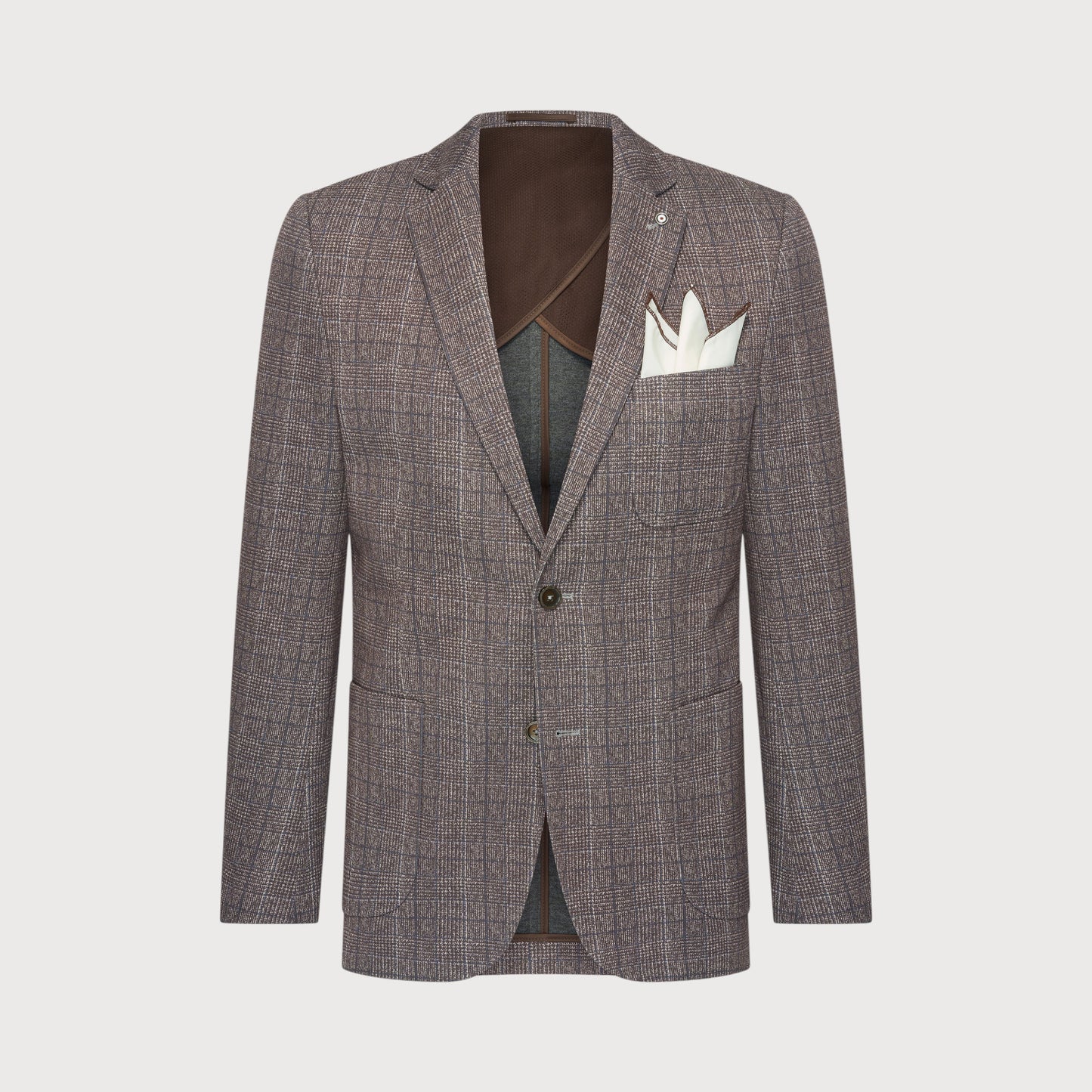BLUE INDUSTRY - JBIW26-M2 in Brown Check