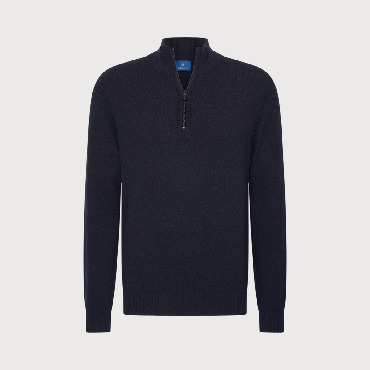 BLUE INDUSTRY - 1/4 Zip Knit in Navy