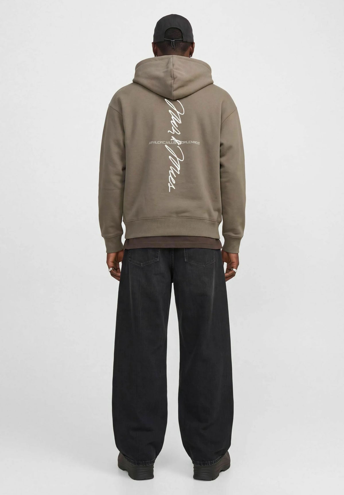 JACK & JONES - JCOCLUB Back Script Sweat Hoodie