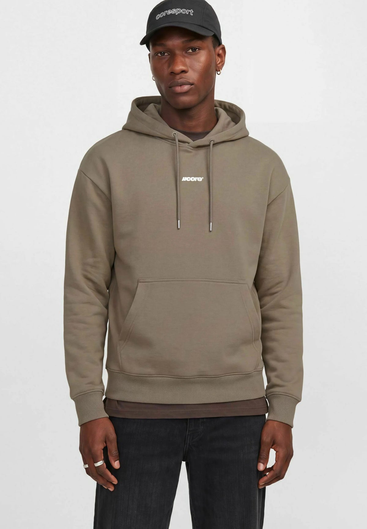 JACK & JONES - JCOCLUB Back Script Sweat Hoodie