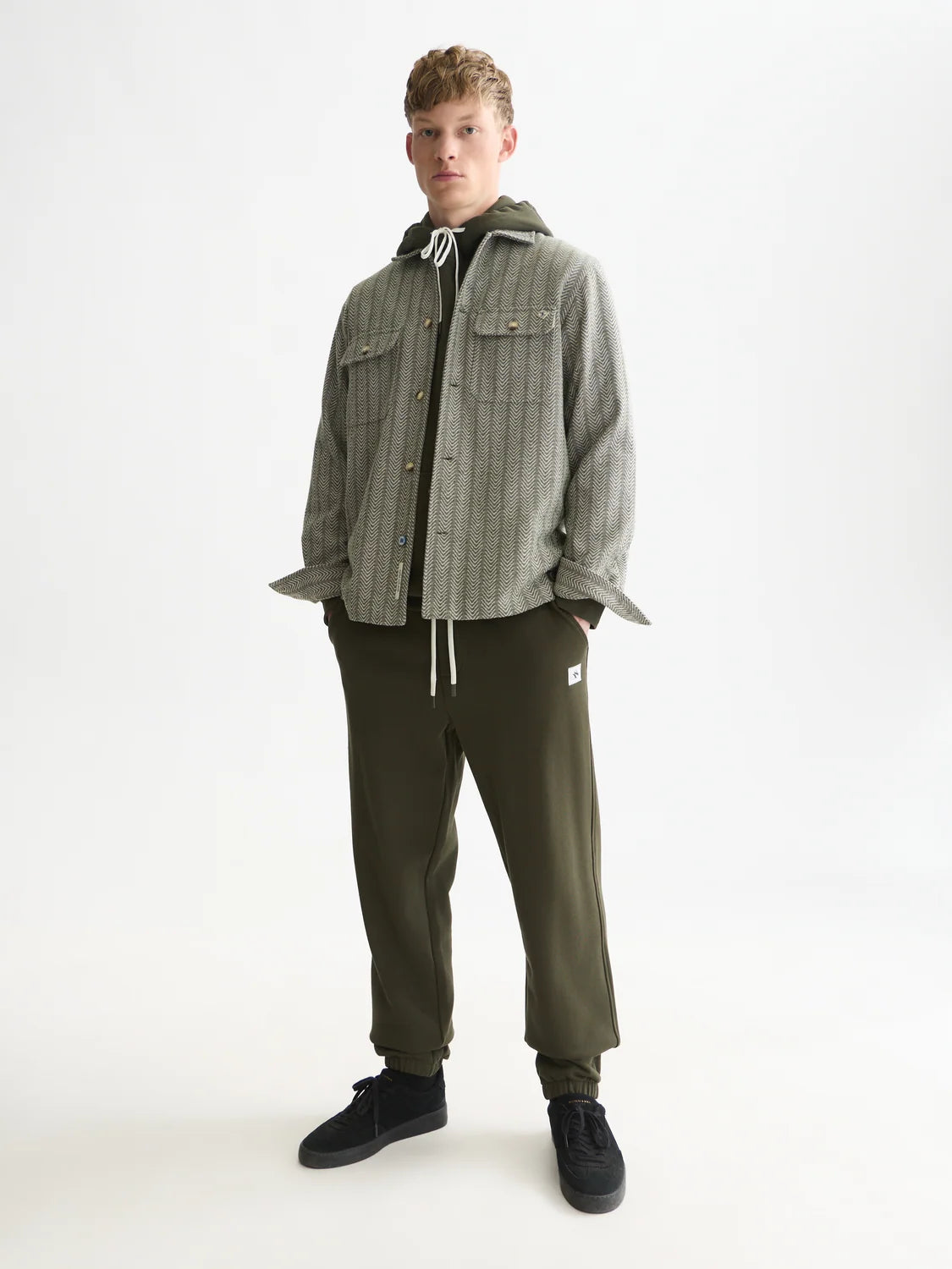 SCOTCH & SODA - Logo Badge Regular Fit Sweatpants in Forrest Green