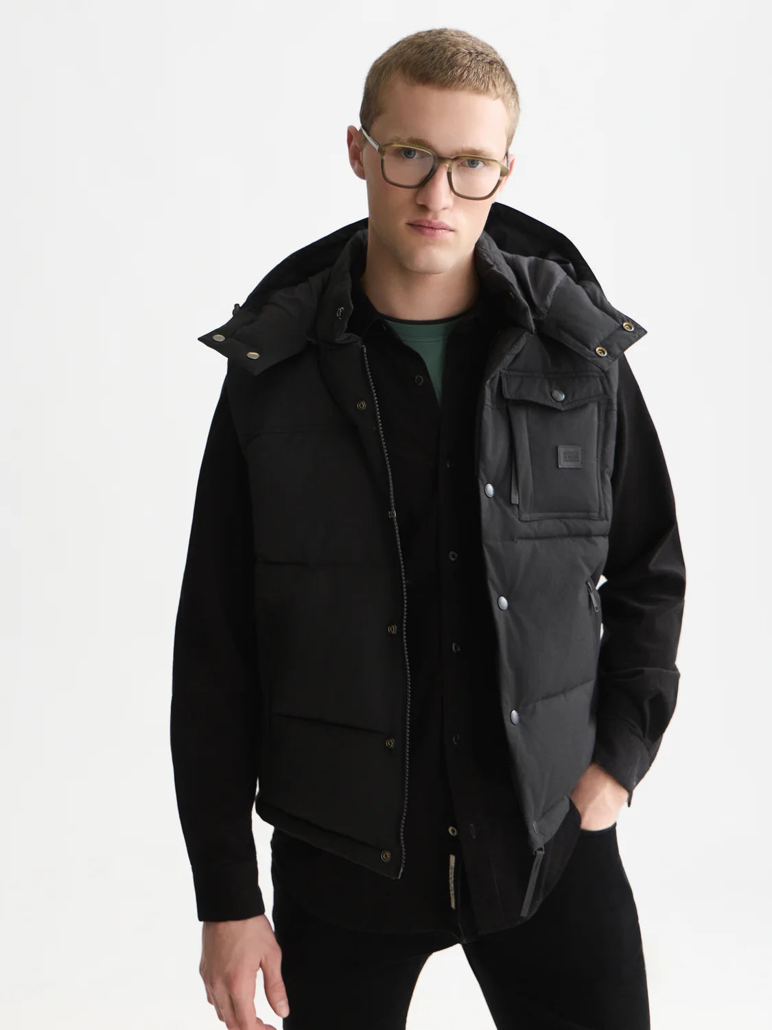 SCOTCH & SODA - Hooded Puffer Vest