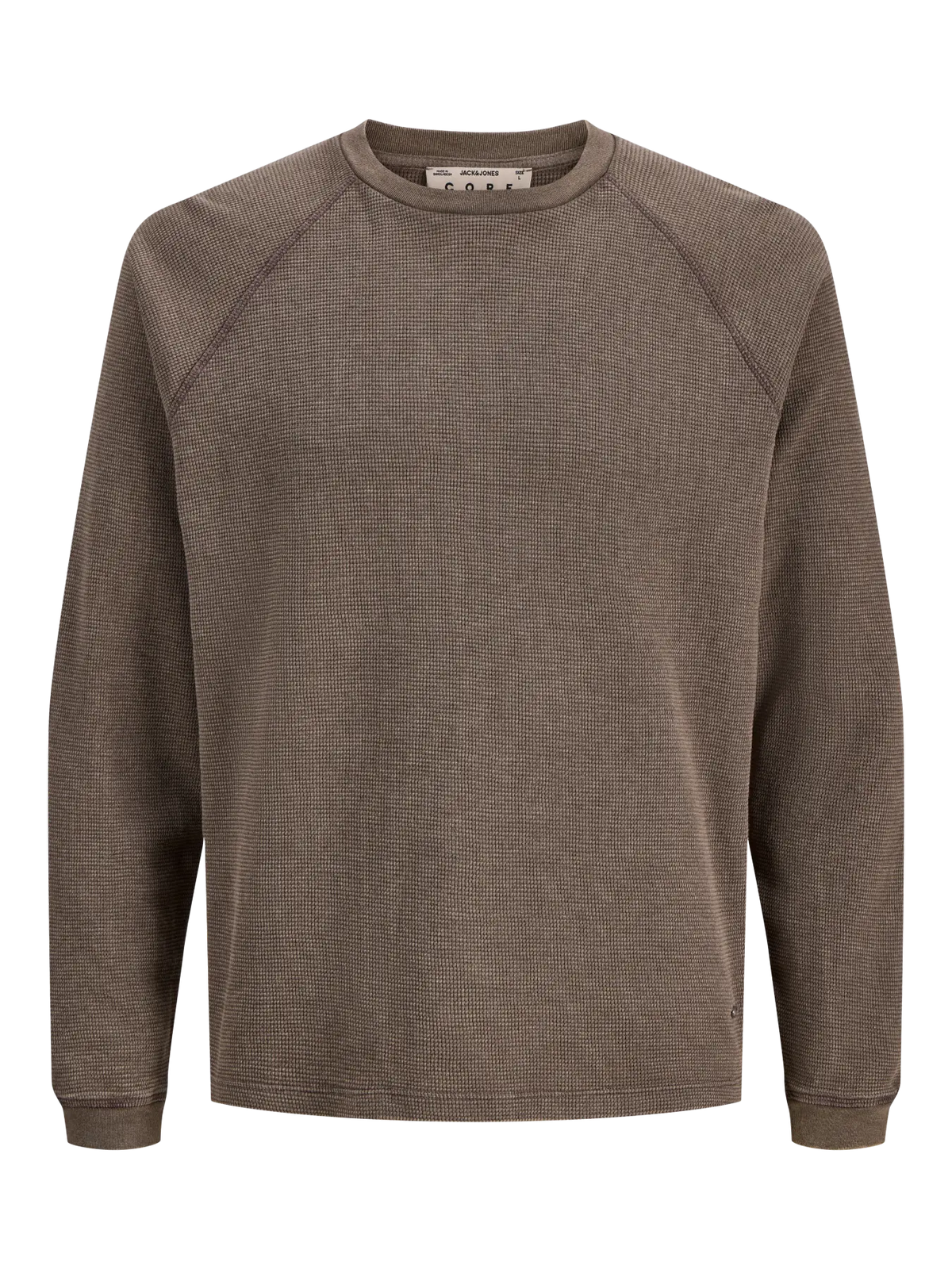 JACK & JONES - JCOGRAVITY Waffle Long Sleeve Tee