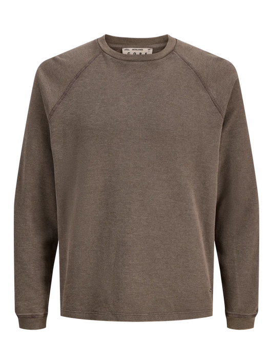 JACK & JONES - JCOGRAVITY Waffle Long Sleeve Tee