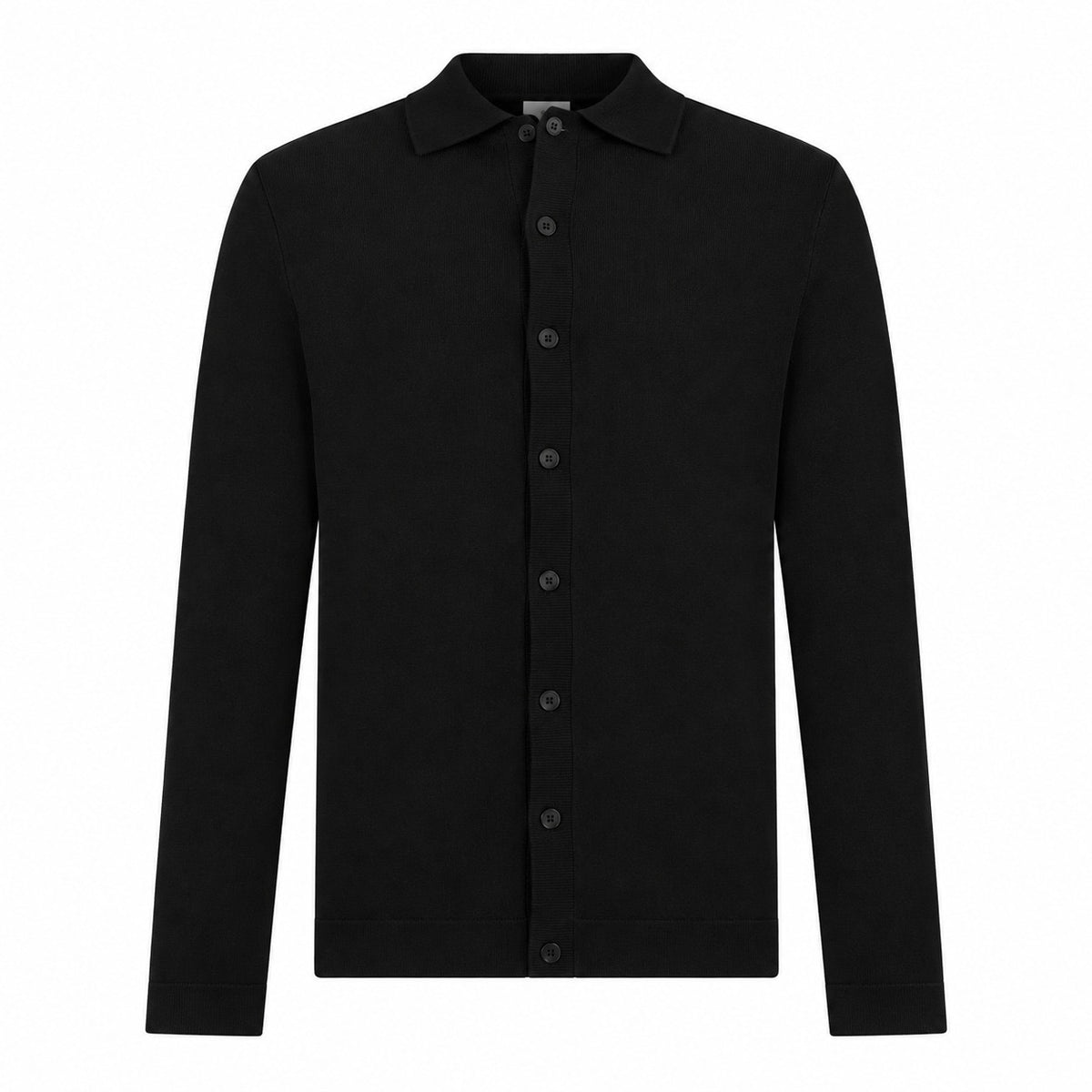BLUE INDUSTRY - The Sawyer Button Up Knit - Black