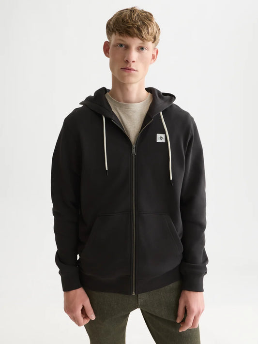 Scotch & Soda - Logo Cotton Zip Hoodie