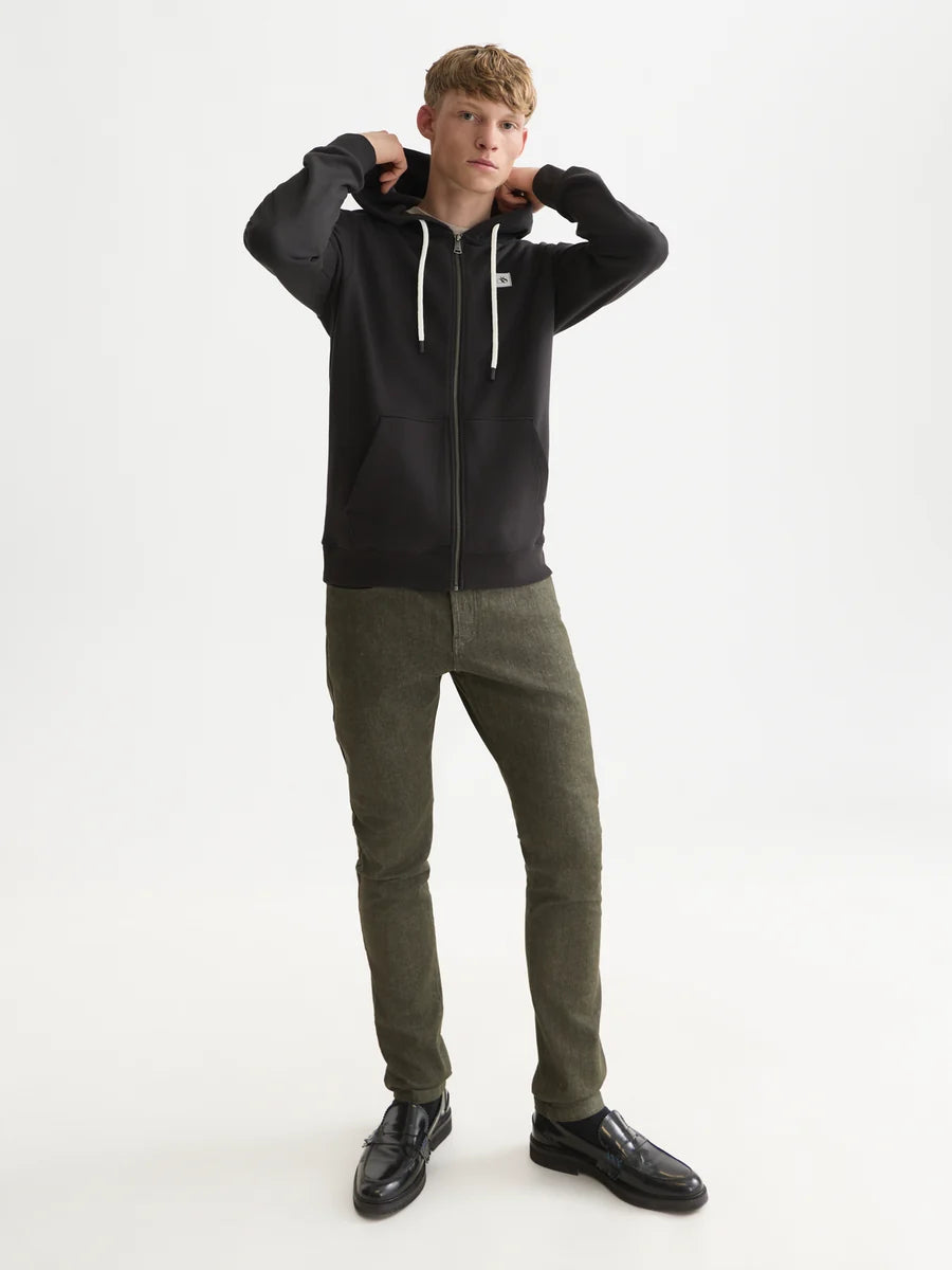 Scotch & Soda - Logo Cotton Zip Hoodie