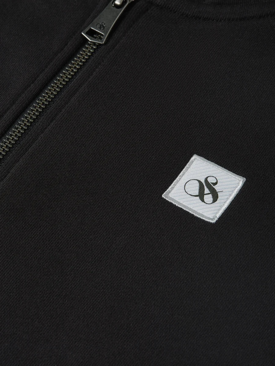 Scotch & Soda - Logo Cotton Zip Hoodie