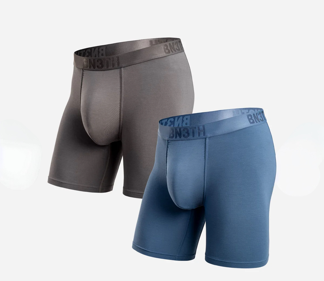 BN3TH - Classic Boxer Brief: Gargoyle/On the Road Fog - 2 Pack