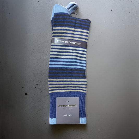 JOHNSTON & MURPHY - Striped  Socks