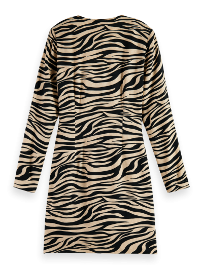 Scotch & Soda - Wrap Dress with Drape Detail