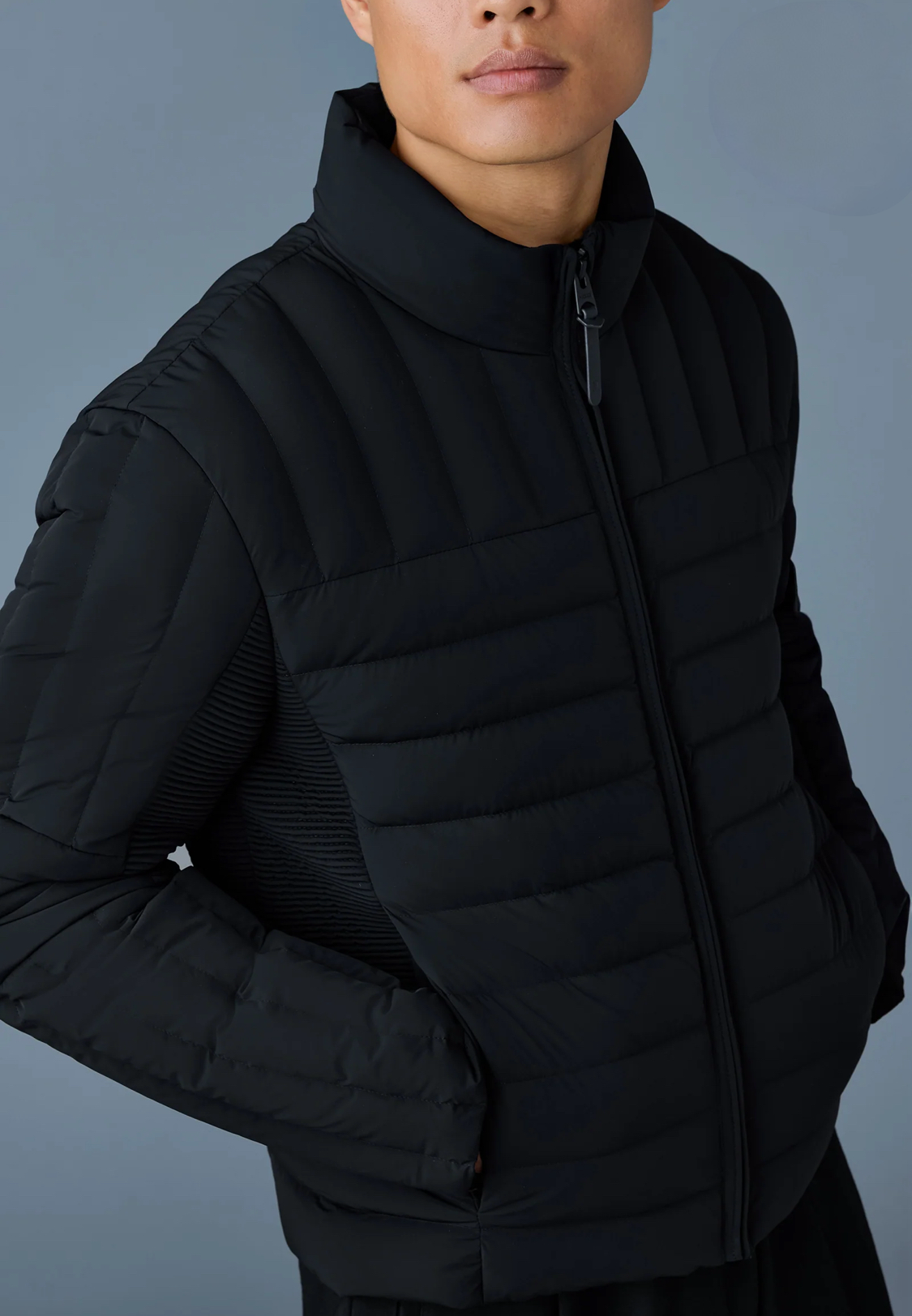 MACKAGE - Travis Perpendicular Channel Quilt Down Jacket