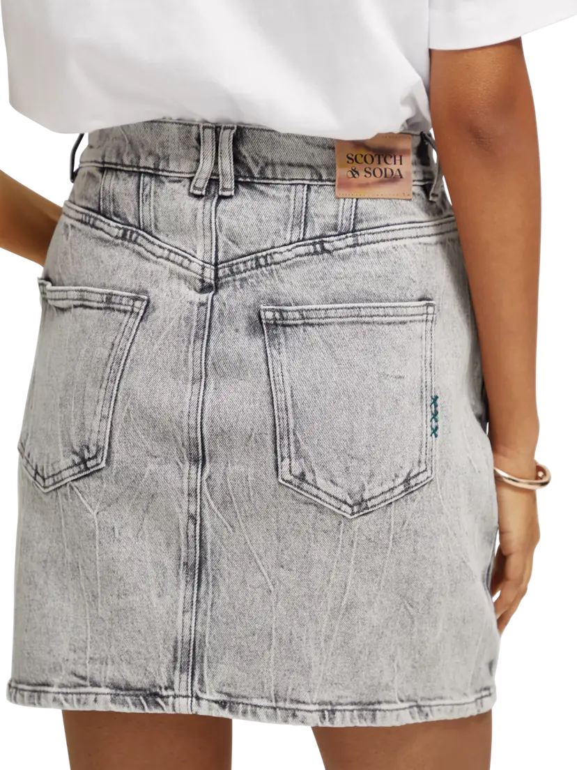 Scotch & Soda - Short Denim Skirt