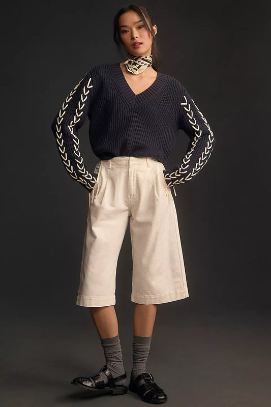 Scotch & Soda - Laced Up Sleeve Pullover