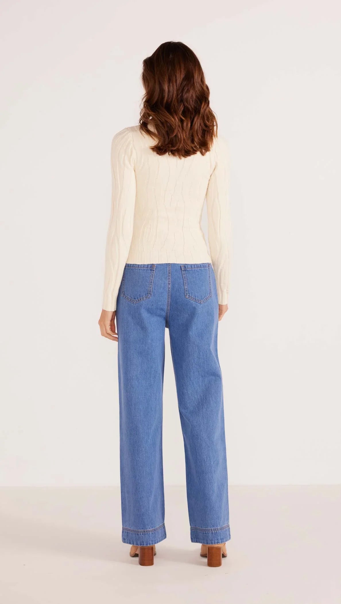 MINPINK - Hazel Textured Knit Top