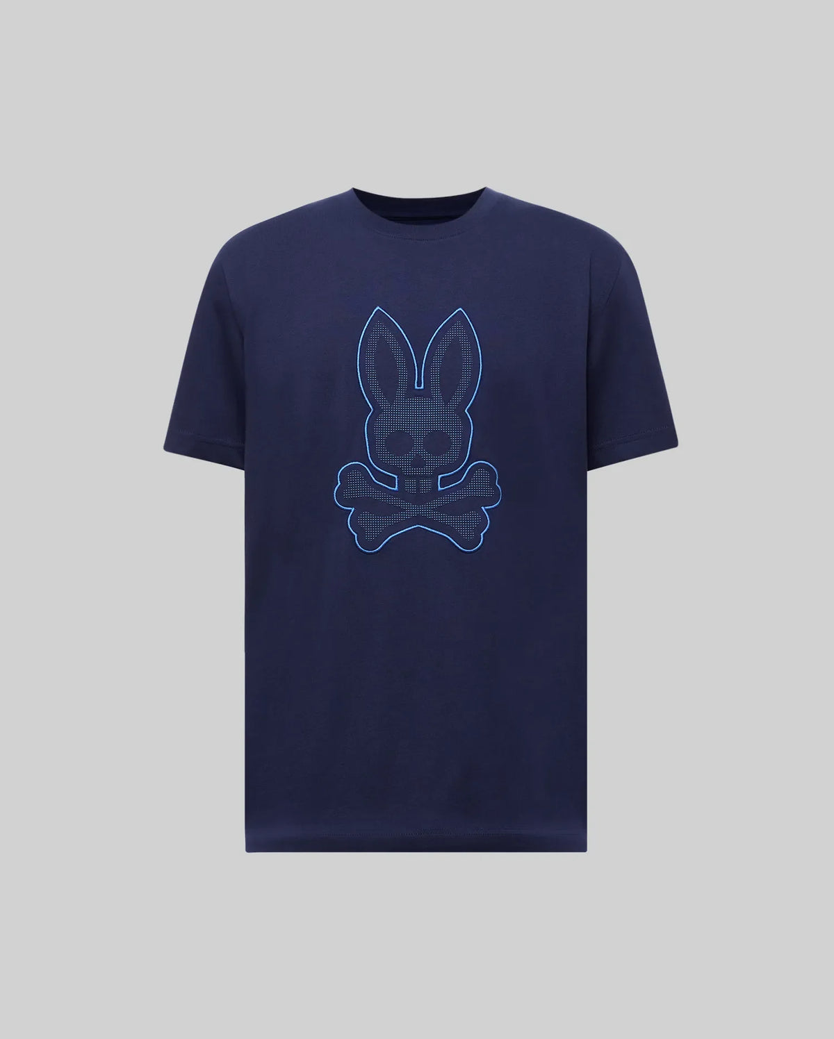 PSYCHO BUNNY - Jovan Bunny Graphic Tee in Evening Blue