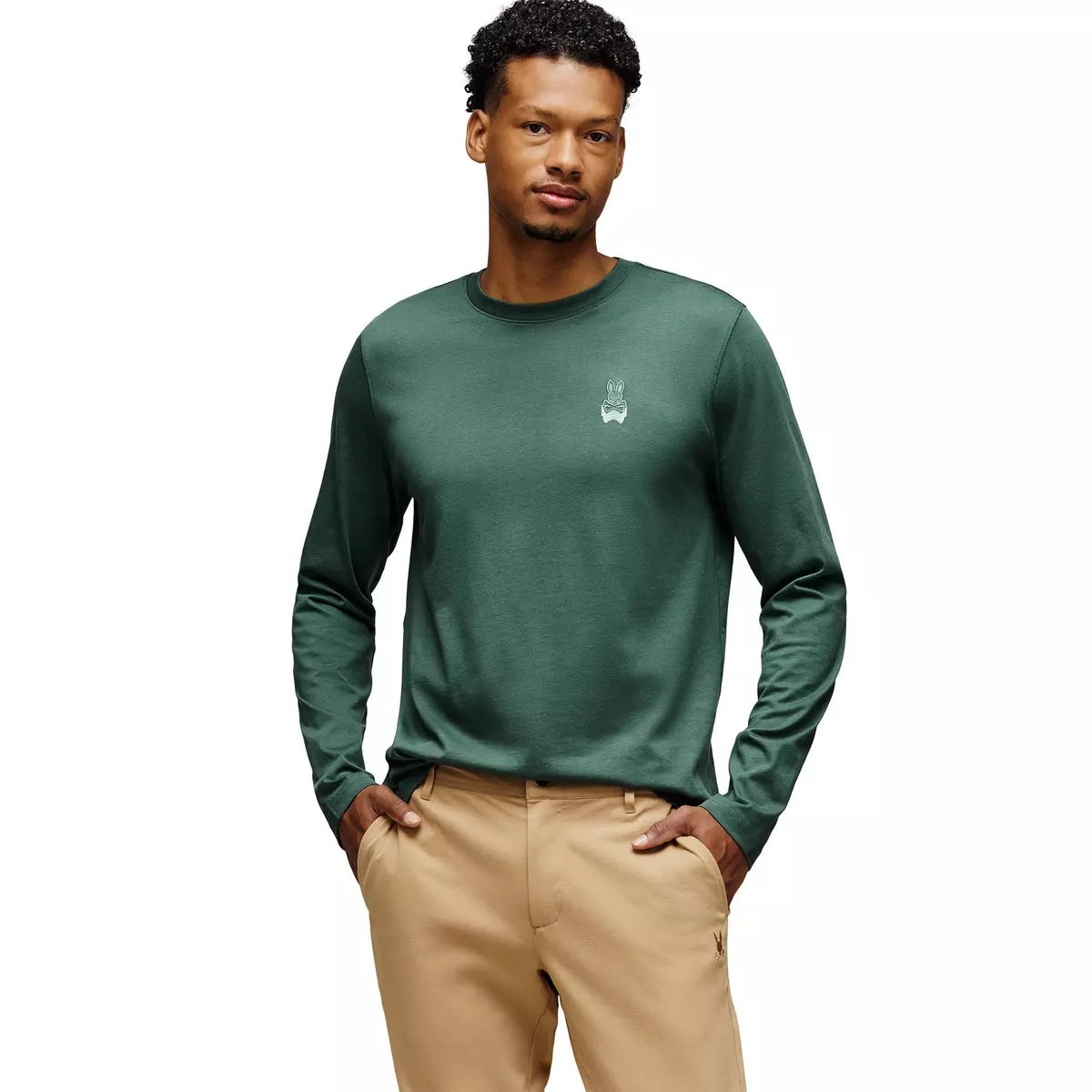 PSYCHO BUNNY - Johnny Long Sleeve Back Graphic Tee