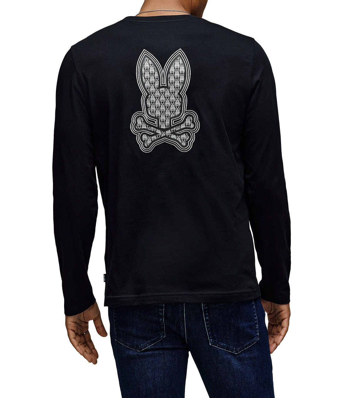PSYCHO BUNNY - Johnny Long Sleeve Back Graphic Tee