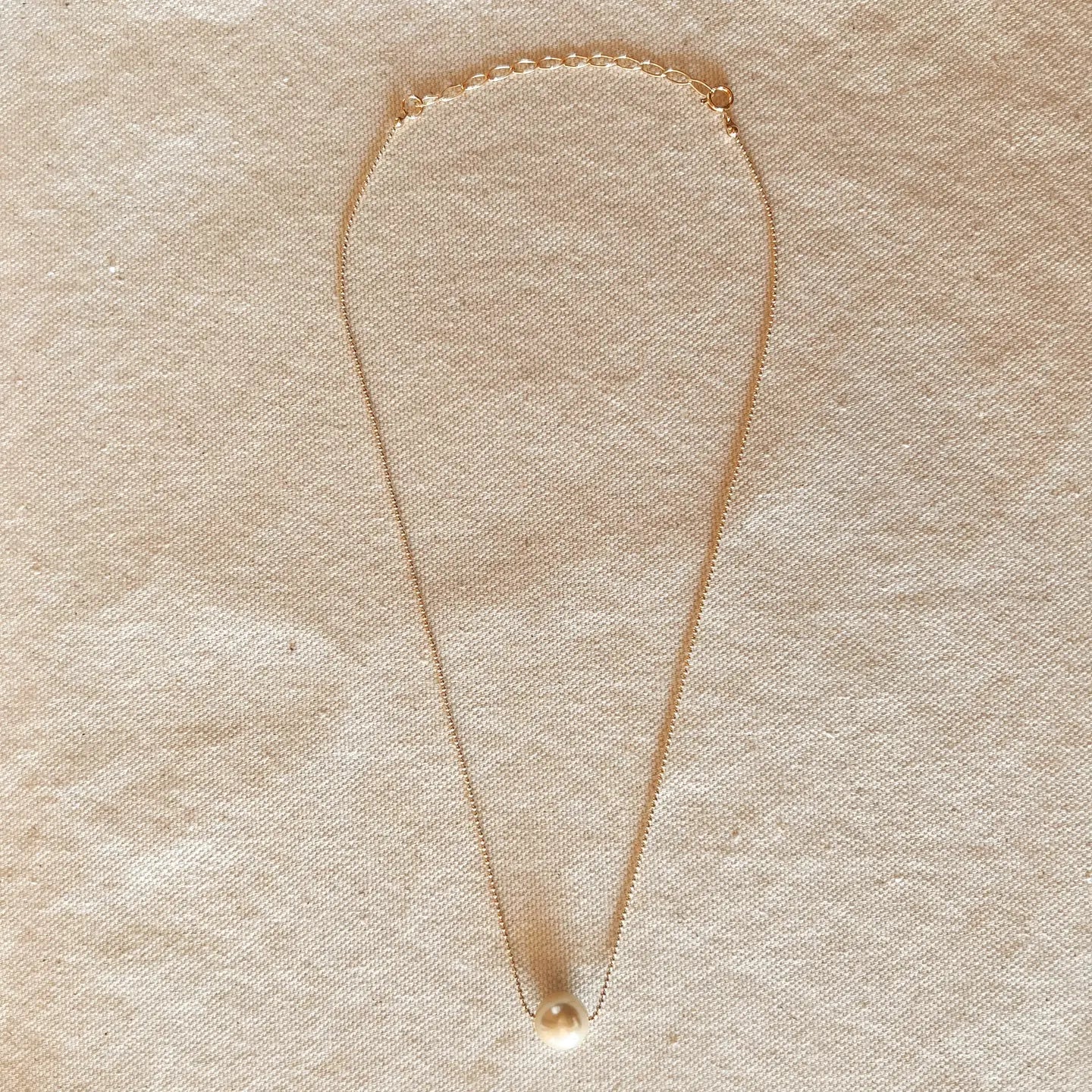 18K Gold Filled - Pearl Necklace