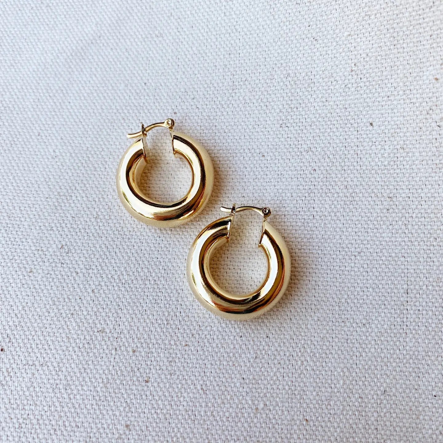 18K Gold Filled - Hoop Earings