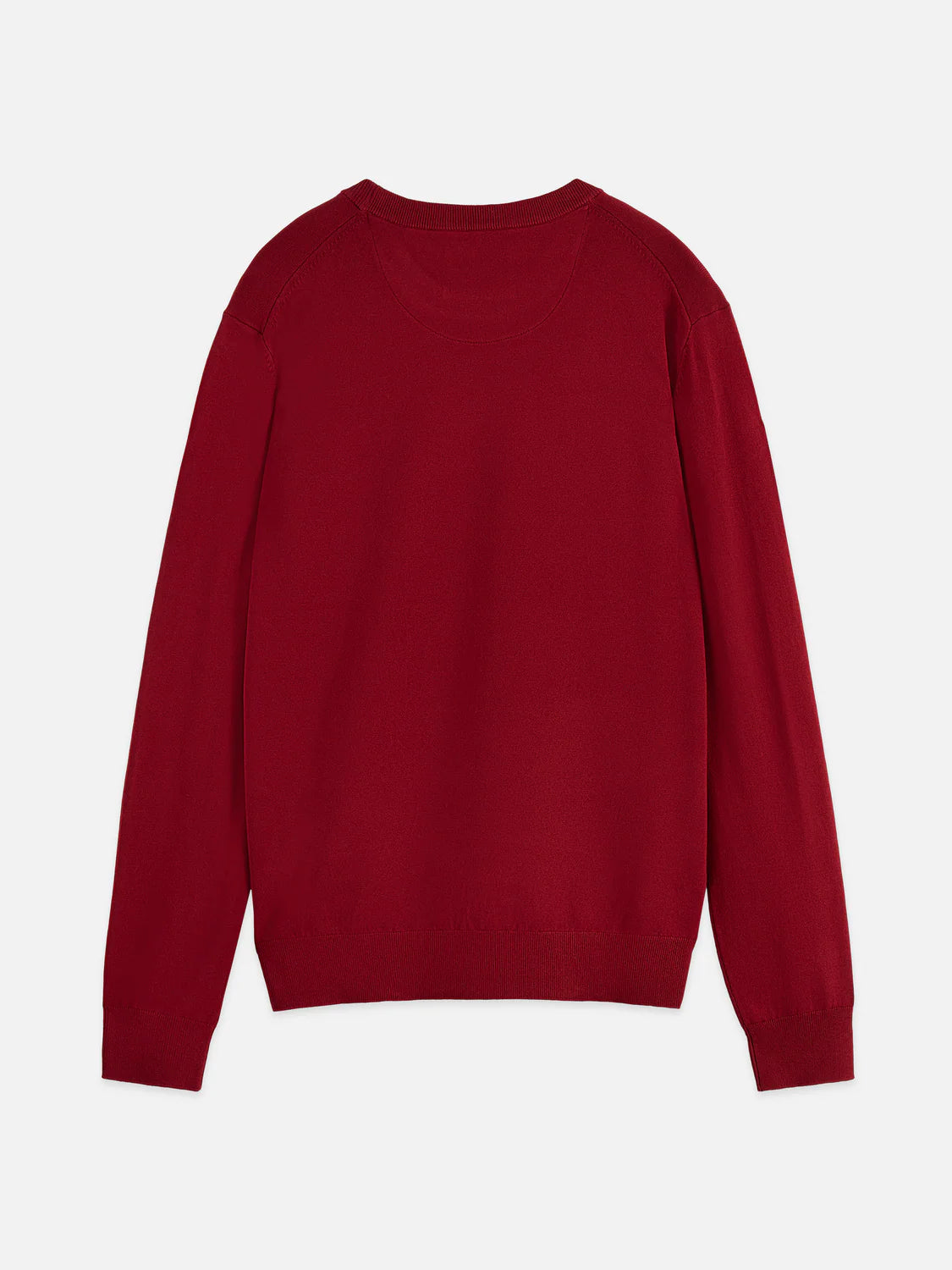 SCOTCH & SODA - Seasonal Core Ecovero Pullover in Biking Red