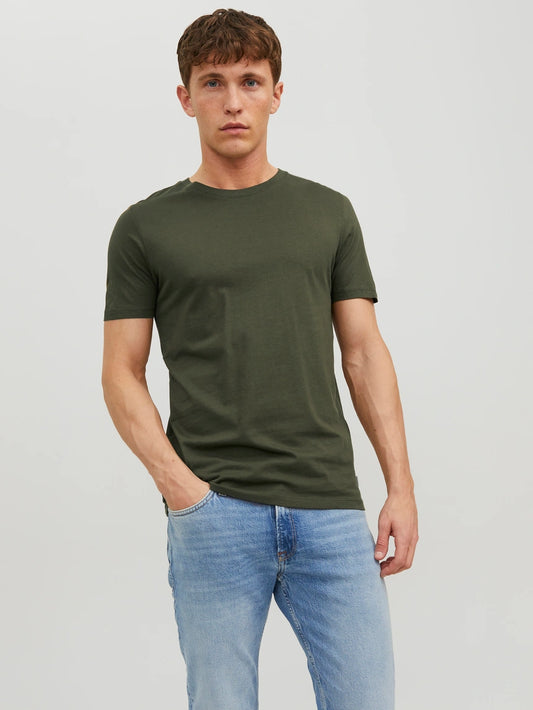 JACK & JONES - Organic Tee in Olive Night