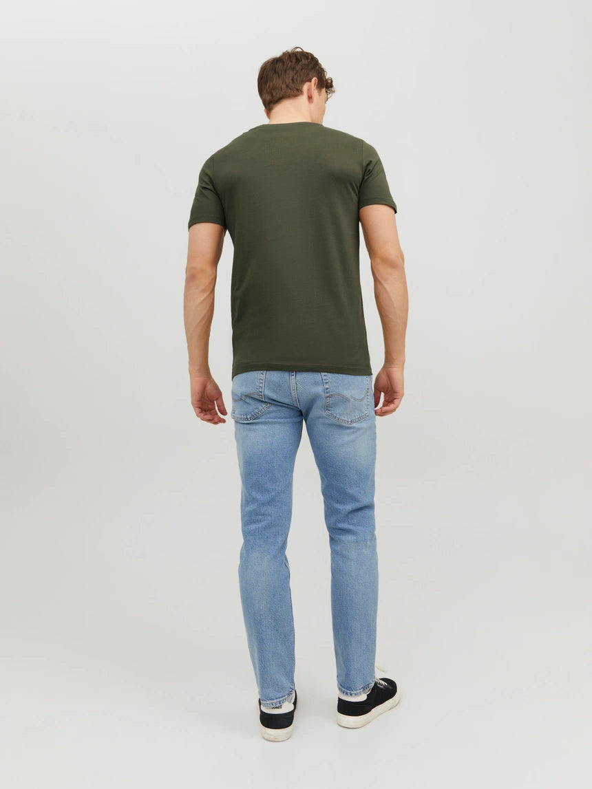 JACK & JONES - Organic Tee in Olive Night