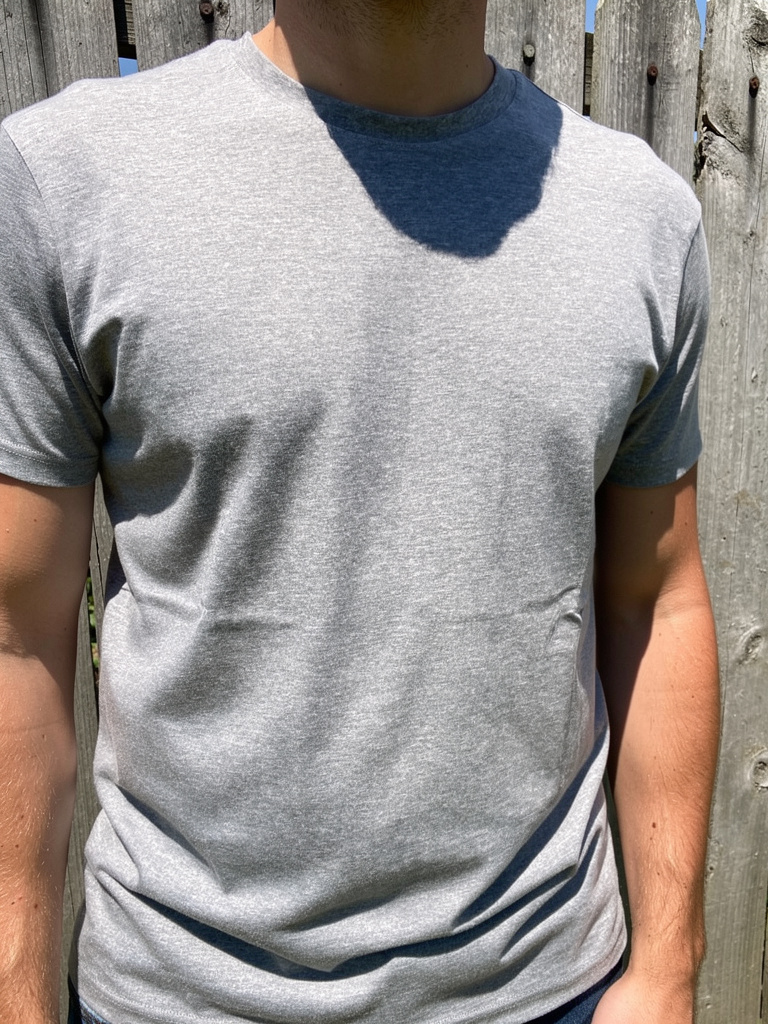 JACK & JONES - Organic Tee in Light Grey